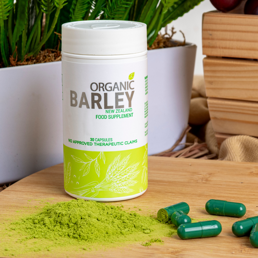 JC Organic Barley Capsules 30-Pack